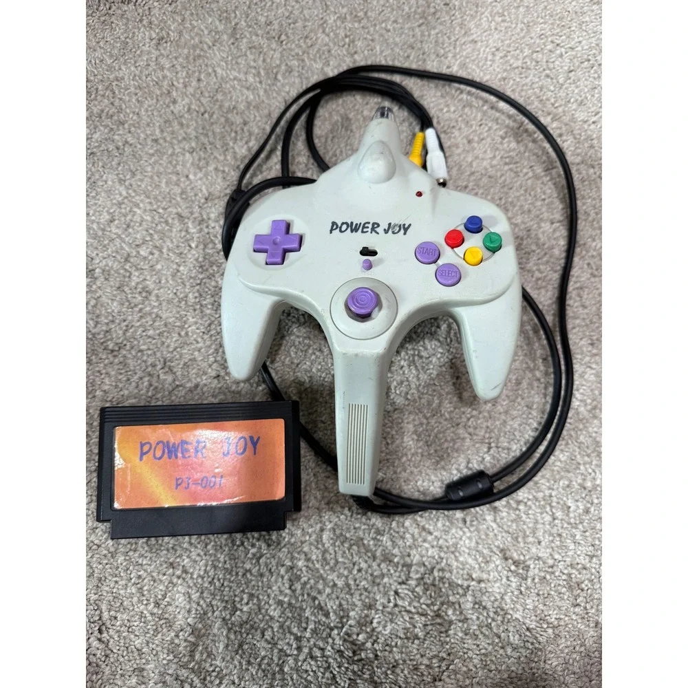 Power Joy Controller Video Game System Console Joystick Cartridge